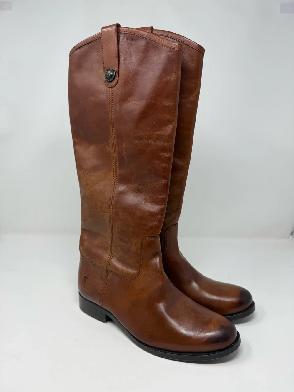 Frye Brown Leather Over-the-Knee Boots